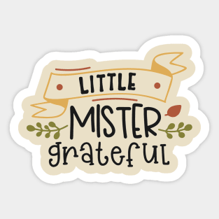 Little Mister Grateful Sticker